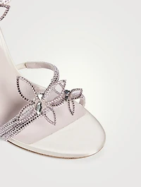 Margot Crystal Satin Sandals