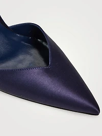 Cleo Crystal Satin Pumps