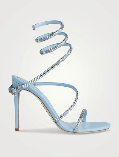 Margot Crystal Leather Sandals