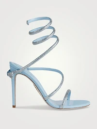 Margot Crystal Leather Sandals