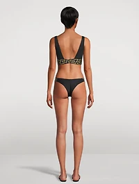 Greca Border Bikini Top