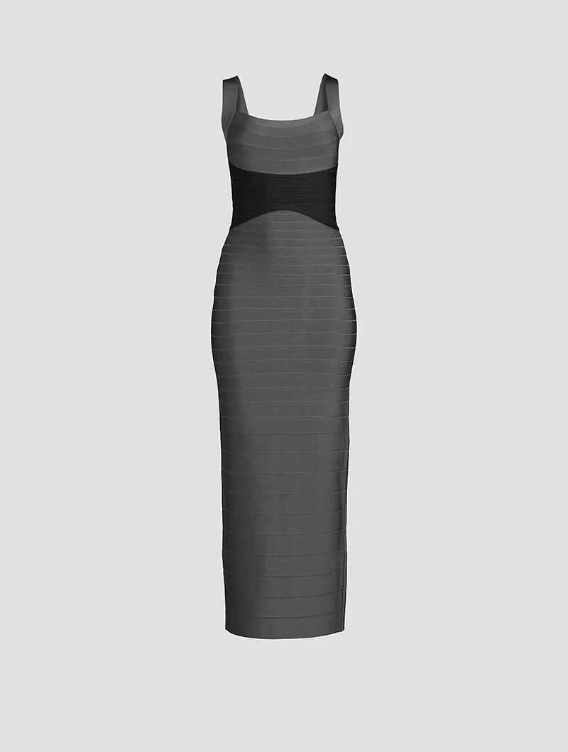 Colourblock Gown