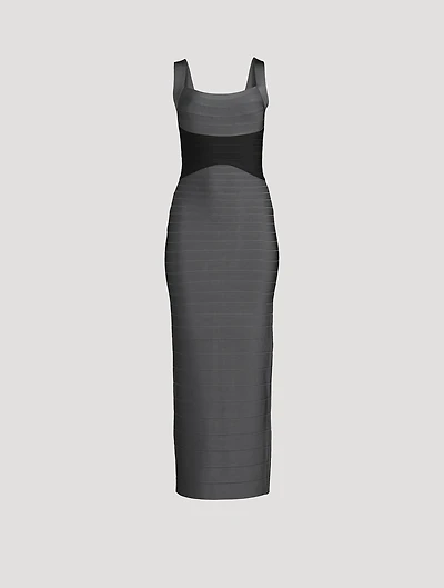 Colourblock Gown