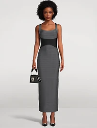 Colourblock Gown