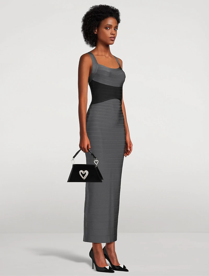 Colourblock Gown