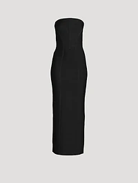 Icon Chevron Bustier Gown