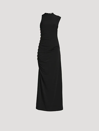 Ruched Jersey Gown