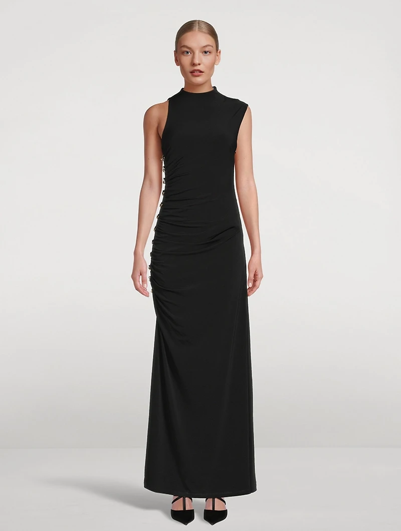 Ruched Jersey Gown