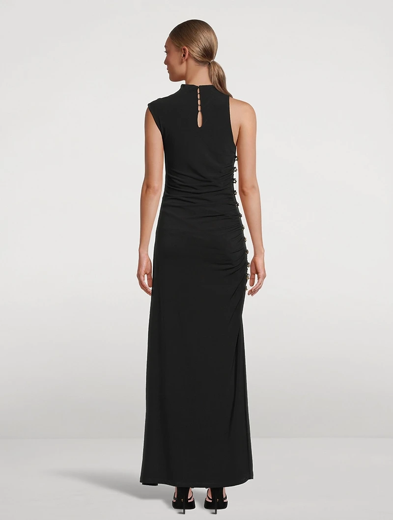 Ruched Jersey Gown