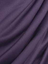 Ruched One-Shoulder Combo Gown