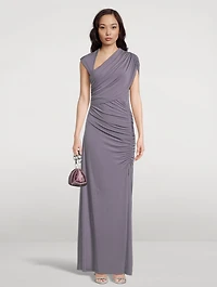 Ruched Jersey Gown