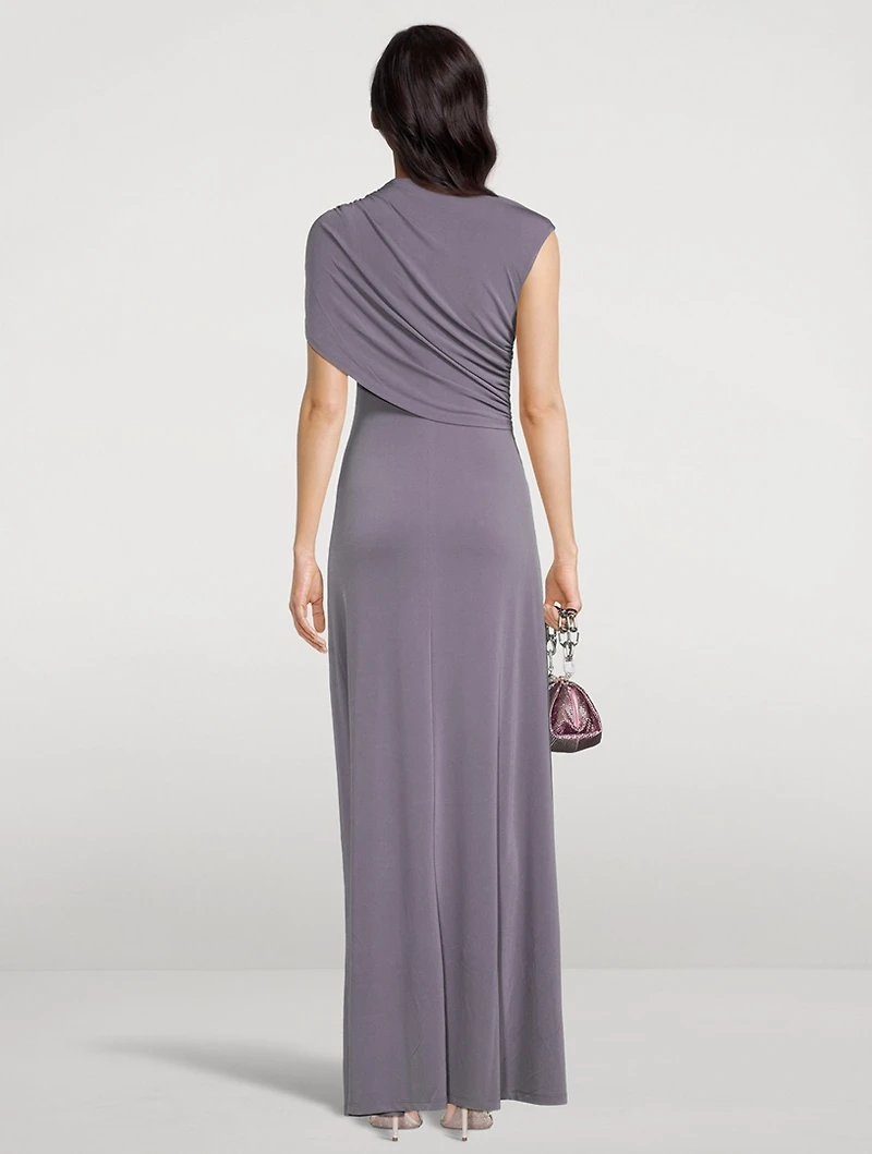 Ruched Jersey Gown