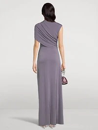 Ruched Jersey Gown