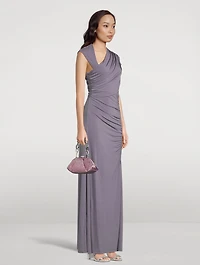 Ruched Jersey Gown