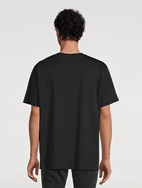 Metallic Flocked Logo T-Shirt