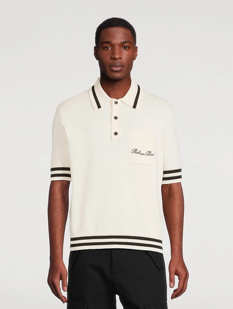 Signature Cotton-Blend Polo Shirt