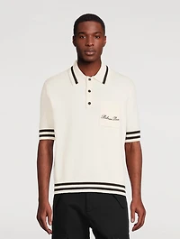Signature Cotton-Blend Polo Shirt