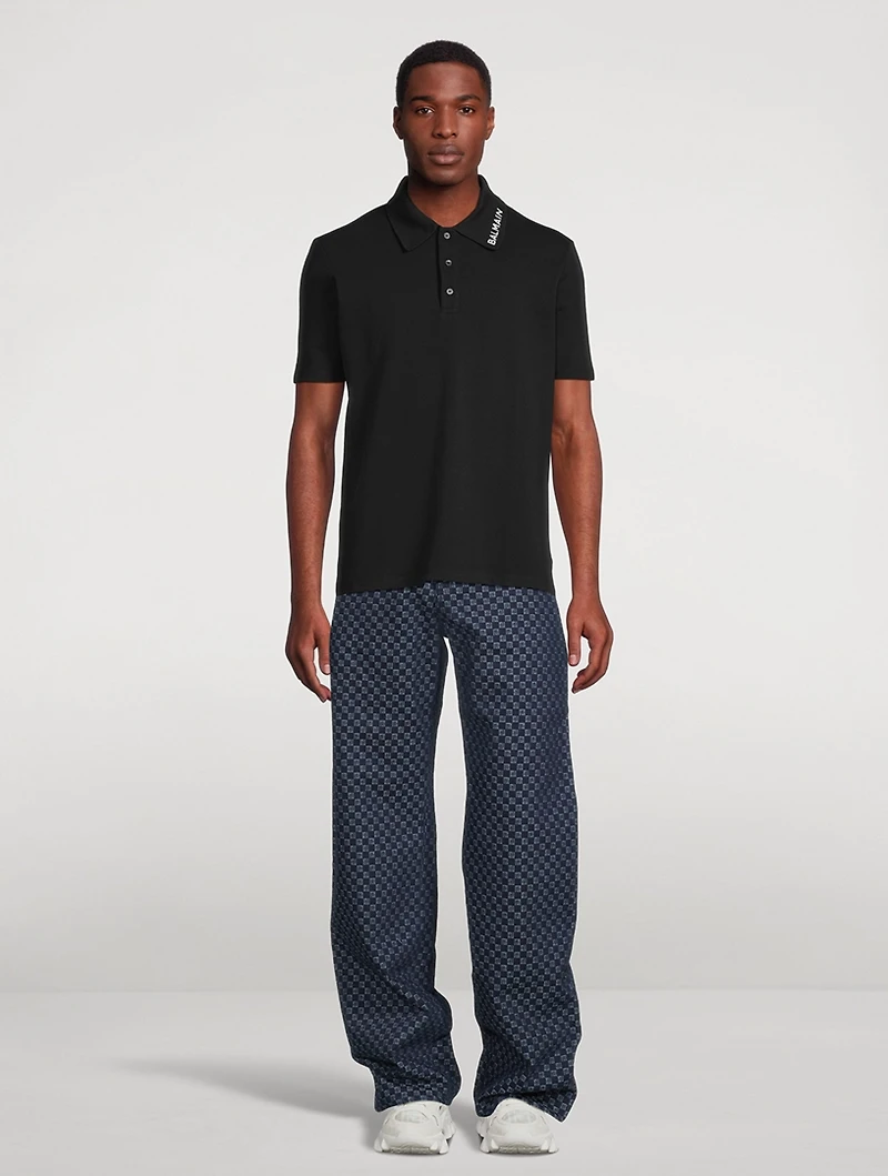 Cotton Polo Shirt With Logo