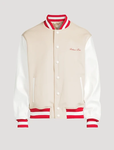 Signature Wool Varsity Bomber Jacket
