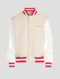 Signature Wool Varsity Bomber Jacket
