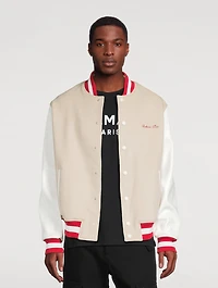 Signature Wool Varsity Bomber Jacket