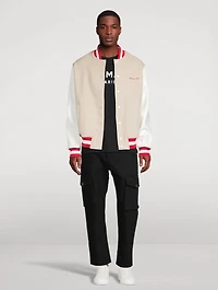 Signature Wool Varsity Bomber Jacket