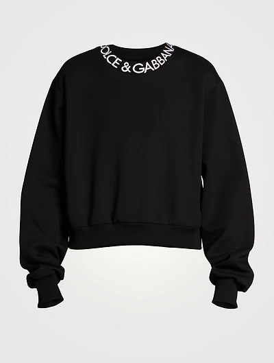 Cotton-Blend Logo Sweatshirt