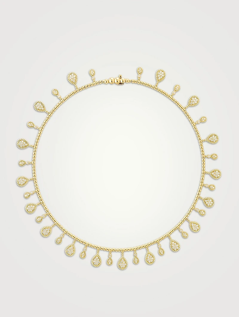 Serpent Bohème Gold Necklace With Diamonds