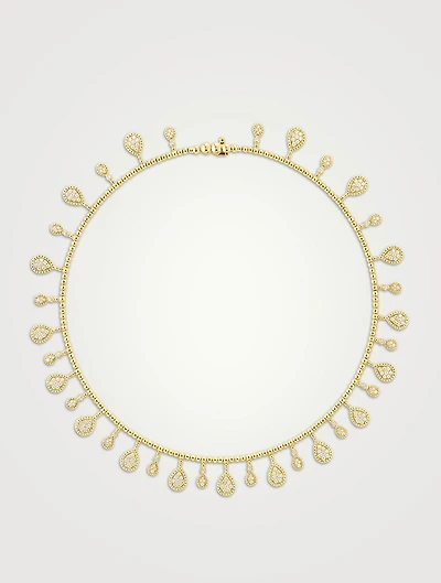 Serpent Bohème Gold Necklace With Diamonds