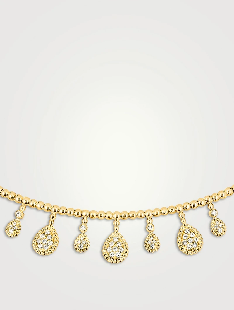 Serpent Bohème Gold Necklace With Diamonds