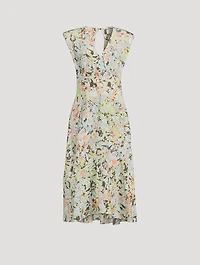 Nadia Silk Dress Floral Print