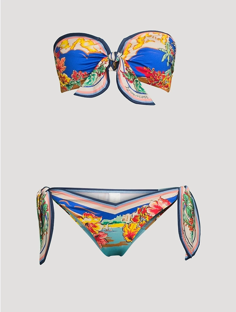 Alight Bikini Set Nautical Map Print