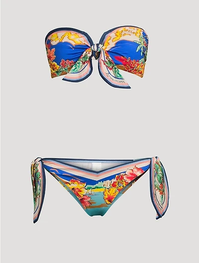 Alight Bikini Set Nautical Map Print
