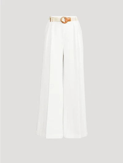 August Cotton Wide-Leg Trousers