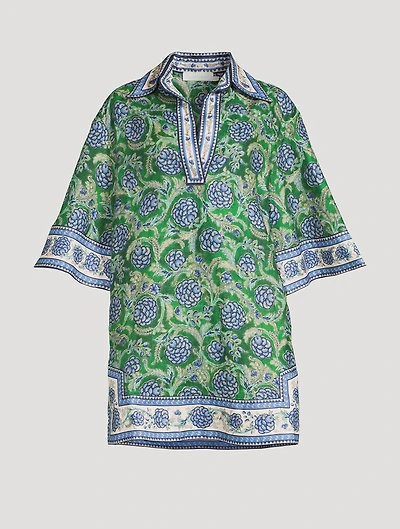 Junie Printed Linen Tunic