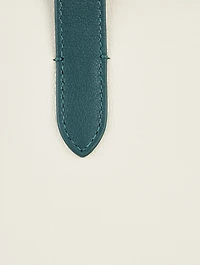 Nano Bicolour Leather Tote Bag