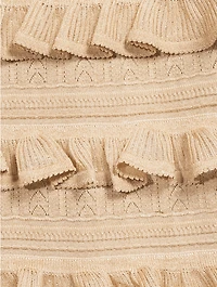 Matchmaker Ruffled Lurex Midi Skirt