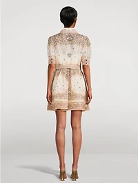 Matchmaker Belted Shirt Dress Bandana Print