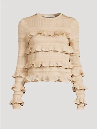 Matchmaker Ruffled Lurex Top