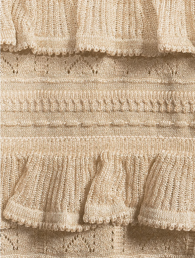 Matchmaker Ruffled Lurex Top