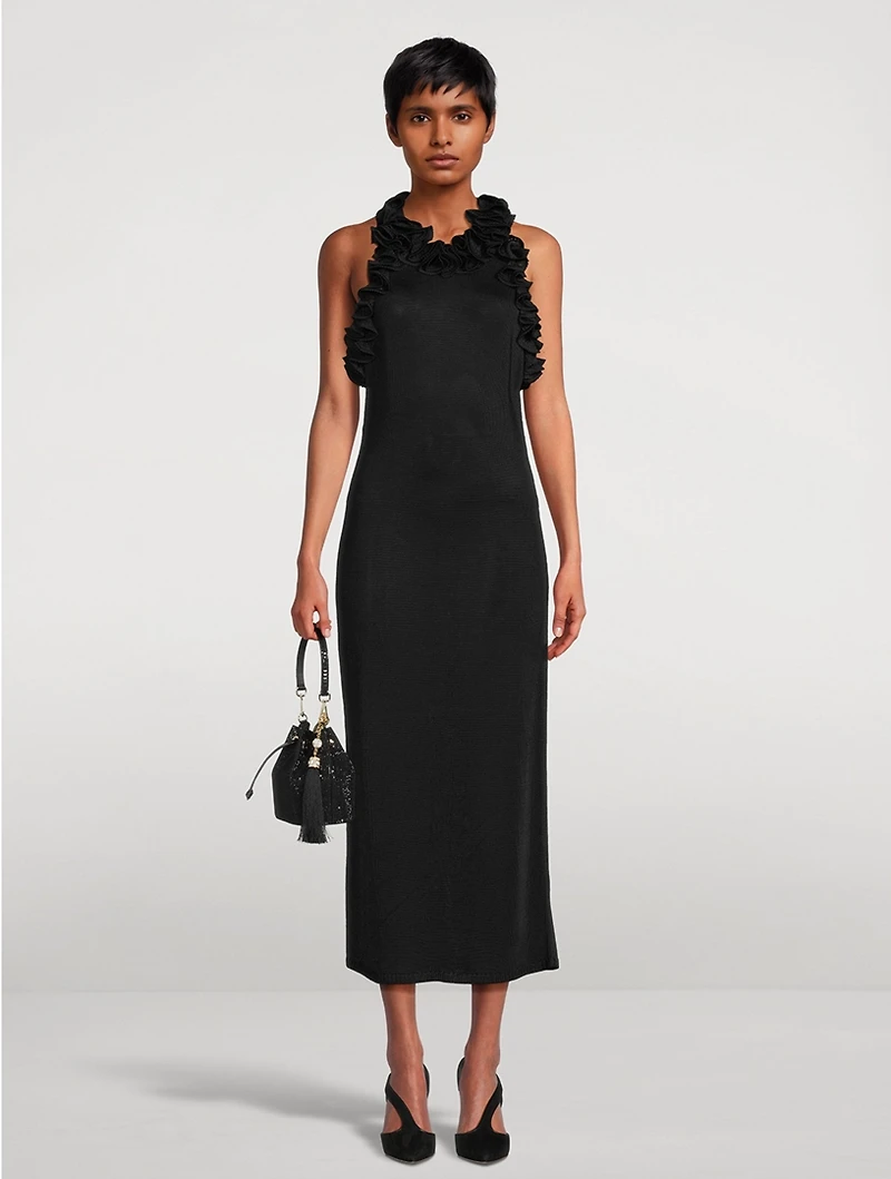 Matchmaker Ruffled Midi Dress