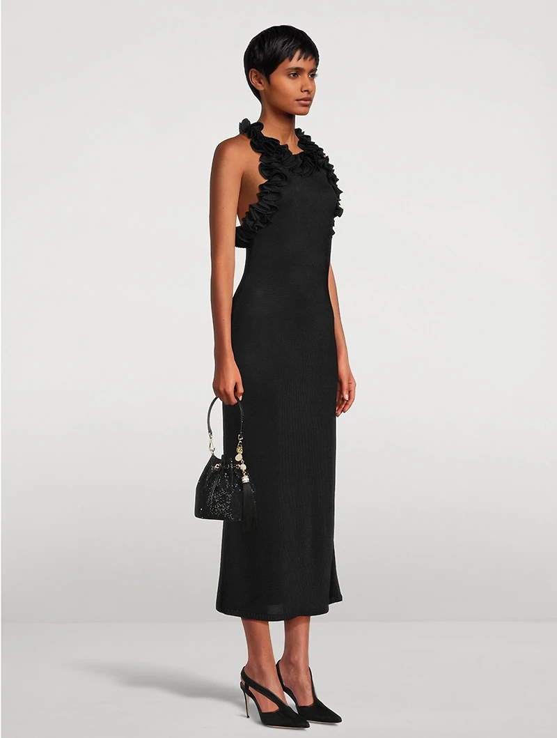 Matchmaker Ruffled Midi Dress
