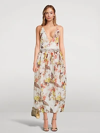 Matchmaker Midi Dress Floral Print