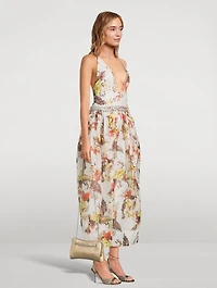 Matchmaker Midi Dress Floral Print