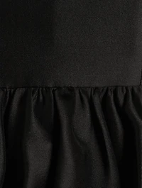 Matchmaker Silk And Wool Bustier Midi Dress