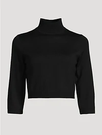 Cropped Wool Sweater