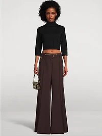 Cropped Wool Sweater