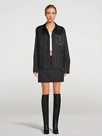 Nylon Logo Workwear Jacket
