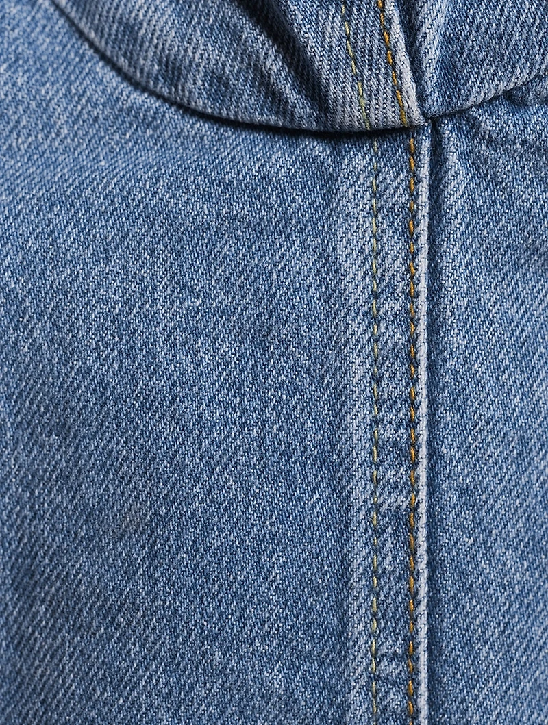 Denim Corset Top