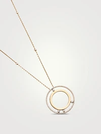 Move Romane 18K Rose Gold Necklace With Diamonds